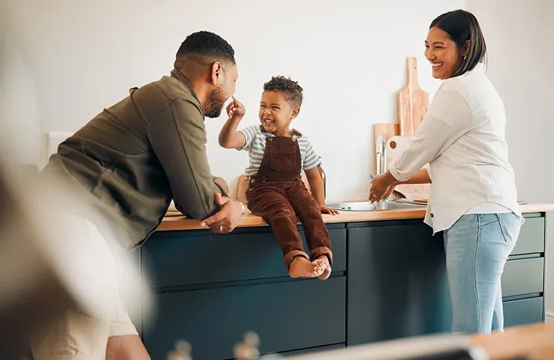 family in pest free home